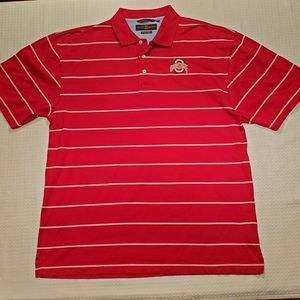Tommy Hilfiger - OSU polo, L, Scarlet